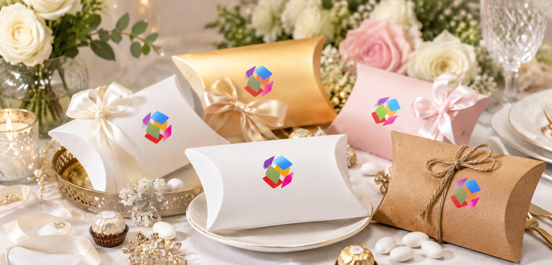 Pillow Boxes for Weddings and Event Gifts